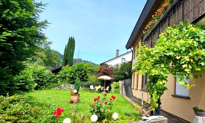 Wolfach Apartamento | Apartamento estudio 'Ferienwohnung Wyss' con vistas a la montaña, jardín privado y Wi-Fi