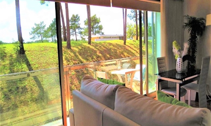 Darque Apartamento | Apartamento estudio 'Dunas' con piscina compartida, Wi-Fi y aire acondicionado.