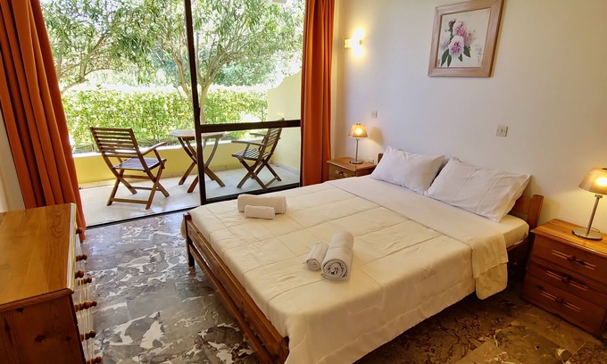 Melikia Apartamento | Apartamento estudio 'Alexandra Studio 6' con balcón privado y Wi-Fi