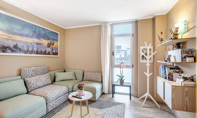Aosta Apartamento | Apartamento estudio 'Alpen Pila Residence - 5' con vistas a la montaña, Wi-Fi y aire acondicionado.