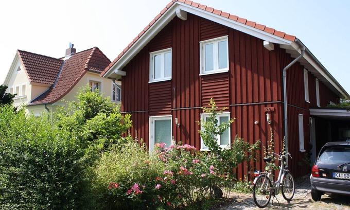 Pries Apartamento | Apartamento estudio 'Apartment Im Schwedenhaus' con terraza privada, jardín privado y Wi-Fi
