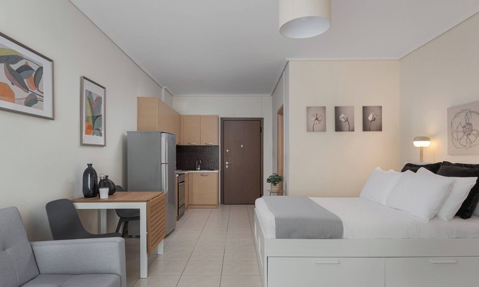 Zografos Apartamento | Studio Apartment by Athenian Comfort Apartments