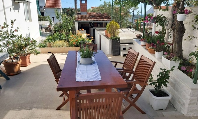 Hvar Old Town Apartamento | Apartamento Estudio en Hvar con Terraza, Acondicionador, WIFI, Lavadora (4858-1)