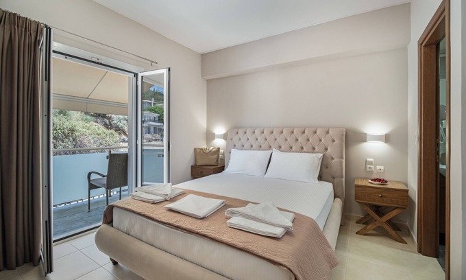 Perigiali Apartamento | Estudio 'K and A 3' con balcón, Wi-Fi y aire acondicionado