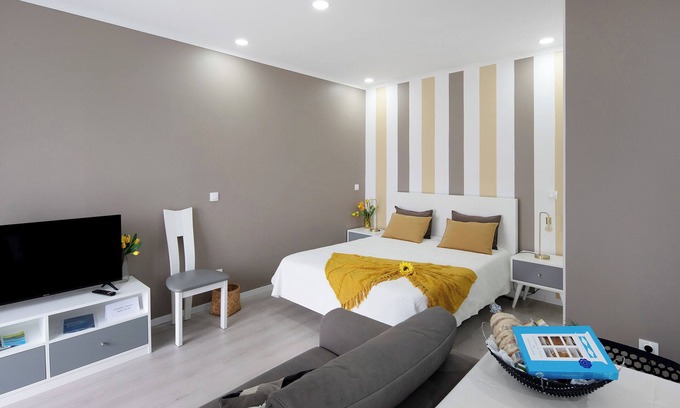 Ribeira Grande Apartamento | Apartamento estudio '58' con vistas al mar, Wi-Fi y aire acondicionado
