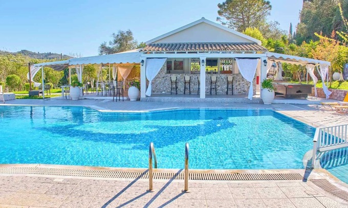 Sidari Apartamento | Apartamento estudio 'Vintage Resort 9' con vistas al mar, Wi-Fi y aire acondicionado.