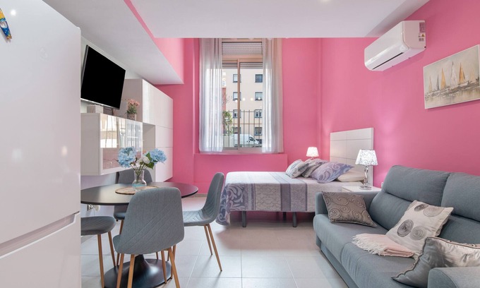 Cadiz Apartamento | Estudio 'Arena, A Pie De Playa' con Wi-Fi y aire acondicionado
