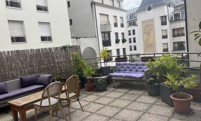Quartier de la Folie-Mericourt Apartamento | Studio Avec une Grande Terrasse 35m2 au Coeur du 11eme Arrondissement de Paris