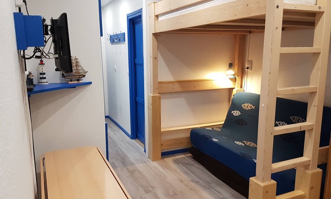 Villard-de-Lans Apartamento | ESTUDIO - Balcón con magnífica vista de las pistas.