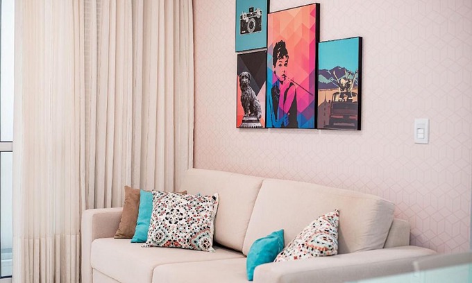 Mata da Praia Apartamento | Studio c Localização Exclusiva em Jardim da Penha