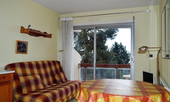 Font-Romeu-Odeillo-Via Apartamento | Studio Cabine Sud avec Parking, à 300m du centre de Font-Romeu - FR-1-580-31