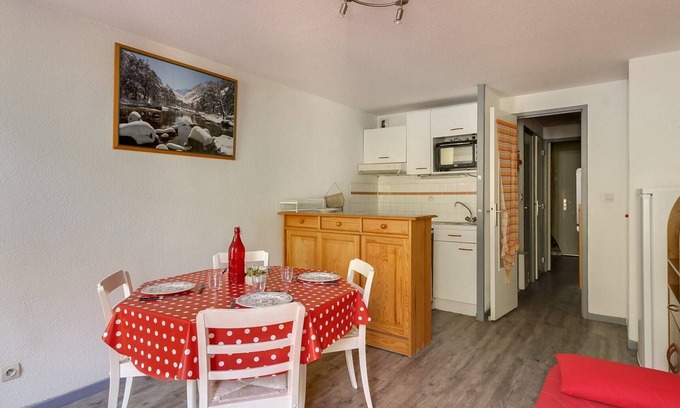 Bareges Apartamento | Estudio cabina 6 pers, ideal montaña, ascensor, esquí, parking, mascotas permitidas
