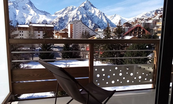 Les Deux Alpes Apartamento | Apartamento cabina, 32 m2, centro de la estación, las pistas