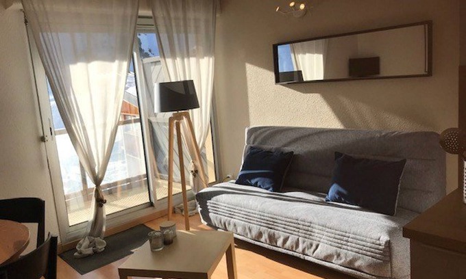 La Mongie Apartamento | Estudio cabina para 4 personas con balcón - La Mongie, cerca de pistas