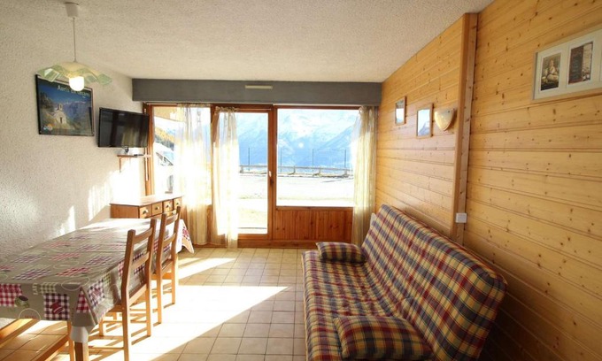 Auris Apartamento | Studio cabine 4 couchages à 150m des pistes avec terrasse et parking - Auris en Oisans - FR-1-297-3