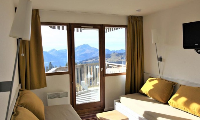 Avoriaz Apartamento | Studio cabine 4 pers, vue, wifi, casier à ski - Avoriaz - FR-1-314-168
