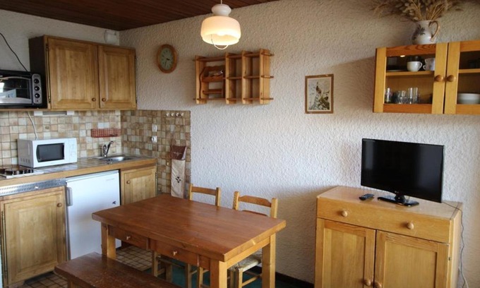 Auris Apartamento | Studio cabine au pied des pistes avec balcon et parking - Auris en Oisans - FR-1-297-14