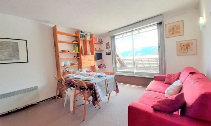 Piau Engaly Apartamento | Studio Cabine cosy pour 6 pers. avec TV, kitchenette équipée et casier à ski à Piau-Engaly - FR-1-457-319
