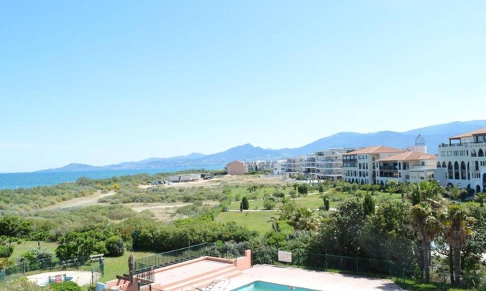Saint-Cyprien Plage Apartamento | Studio cabine avec piscine, parking, terrasse et accès direct plage - Saint-Cyprien - FR-1-225D-23