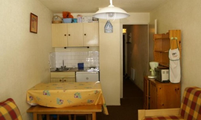 Le Pleynet Apartamento | Studio cabine proche pistes, balcon, casier à skis, parking gratuit - FR-1-557A-21