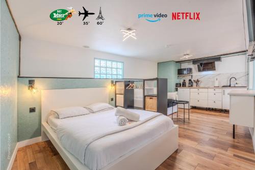 Saintines Apartamento | Studio calme proche CDG & Parc Astérix - Accès A1 à 5min