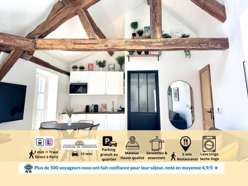 Marly-le-Roi Apartamento | Studio Charme et confort 30m2, près de versailles