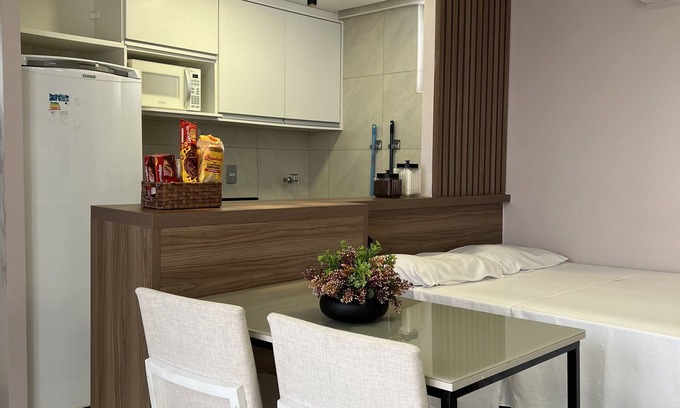 Sao Luis Apartamento | Studio Completo em Bairro Privilegiado e Condominio Completo 04