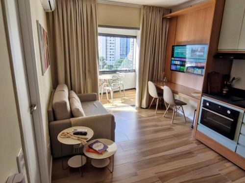Brooklin Novo Apartamento | Studio Conforto 1 Quarto no Brooklin!