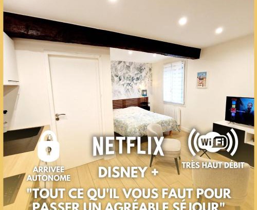 Cailloux-sur-Fontaines Apartamento | Studio cosy à Cailloux Proche Lyon & nature