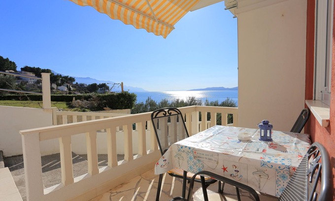 Mimice Apartamento | Apartamento-estudio en la playa Mimice, Omis (AS-18149-d)