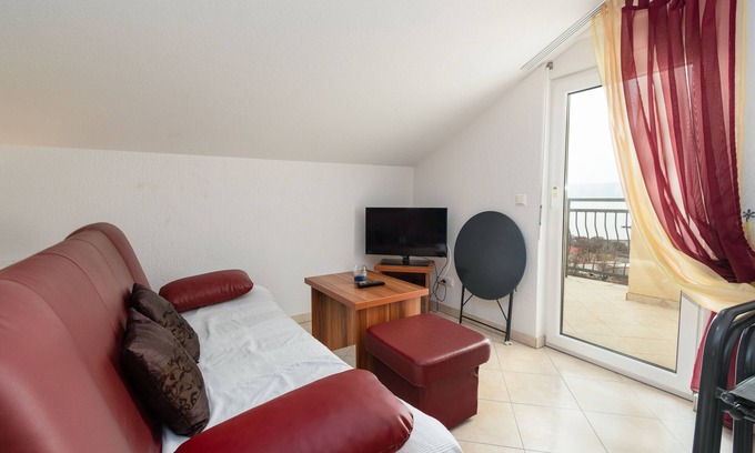 Klenovica Apartamento | Apartamento-estudio con balcón y vista al mar Klenovica, Novi Vinodolski (AS-20556-a)