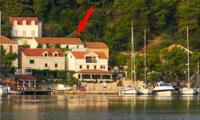 Polace Apartamento | Apartamento-estudio with balcony and sea view Polace, Mljet (AS-16296-a)
