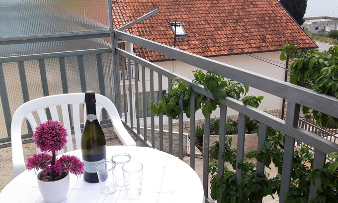 Podaca Apartamento | Apartamento-estudio con balcón y vista al mar Podaca, Makarska (AS-6745-b)