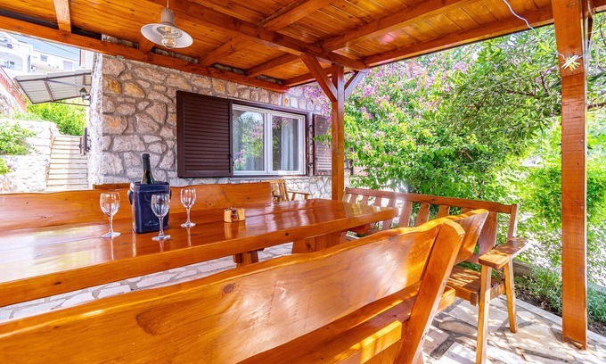 Selce Apartamento | Apartamento-estudio con una terraza Crikvenica (AS-21501-a)
