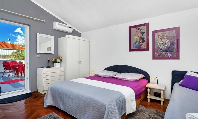 Vrpolje Apartamento | Apartamento-estudio con una terraza Makarska (AS-6909-b)