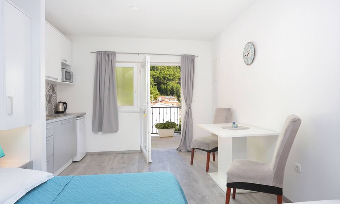 Brela Apartamento | Apartamento-estudio con terraza y vista al mar Brela, Makarska (AS-6688-a)