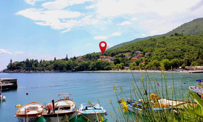 Medveja Apartamento | Apartamento-estudio con terraza y vista al mar Medveja, Opatija (AS-7720-a)
