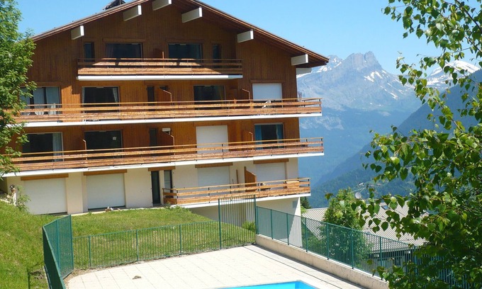 Saint-Gervais-les-Bains Apartamento | Studio cabin facing Mont Blanc