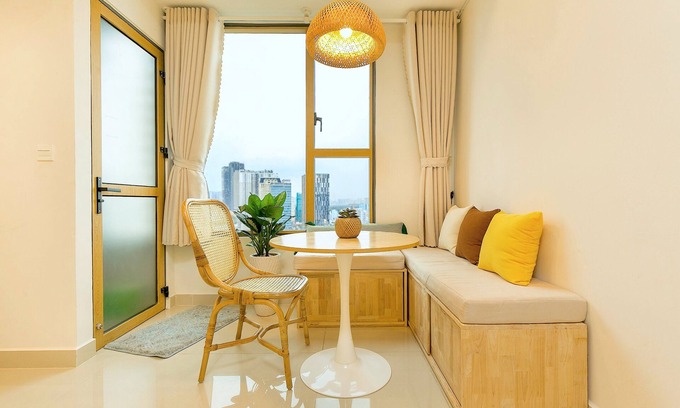 District 4 Apartamento | STUDIO FREE FOOL&GYM CENTER NEAR 3MIN TO BUIVIEN