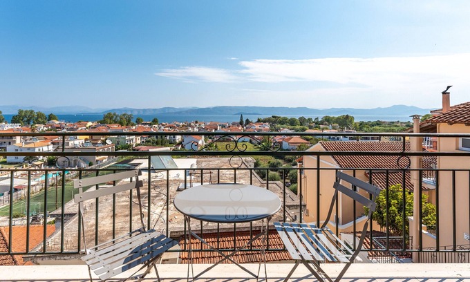 Kavos Apartamento | Estudio 'Gavriil 4' con vistas al mar, Wi-Fi y aire acondicionado