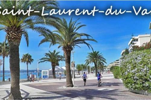 Saint-Laurent-du-Var Apartamento | Studio in villa with parking and private garden