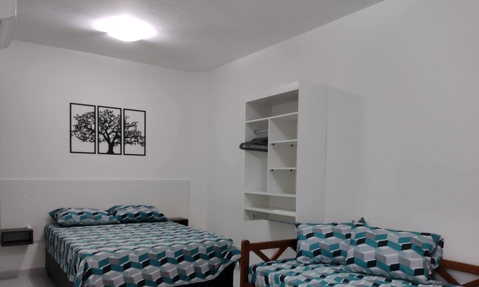 Ponta da Praia Apartamento | Studio/kitnet with exit to Santos beach