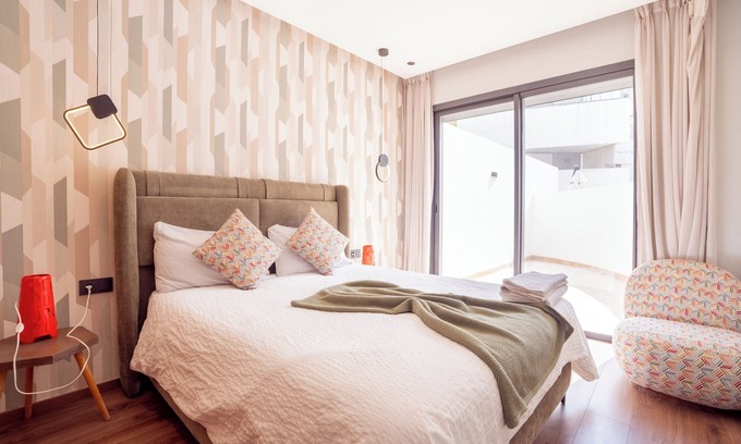Casablanca Apartamento | Studio Les Princesses Maarif - Terrace and private parking