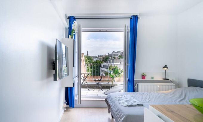 Postel Apartamento | Studio Lumineux au Coeur de Bruxelles