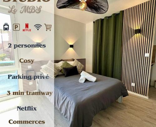 Celleneuve Apartamento | Studio MBS 1 - Cosy, Tram, Wifi, Parking, Equipé