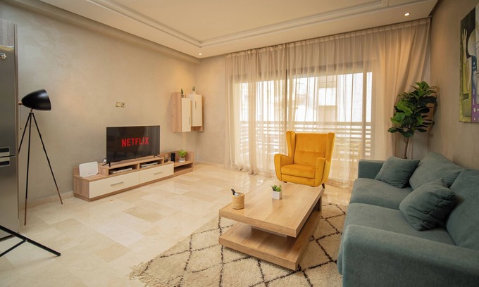 Racine Apartamento | Studio Moderne au centre de Casablanca Quartier Racine