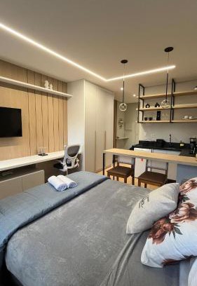 Matriz Apartamento | Studio moderno no Centro-Batel