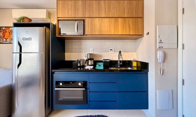 Vila Nova Conceicao Apartamento | Studio Moderno no Itaim - Nex One Itaim