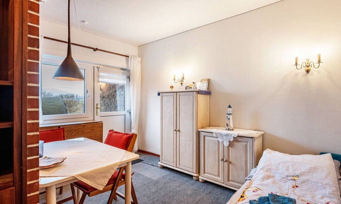Nordstrand Apartamento | Estudio 'Obendsünn' con terraza privada y jardín compartido