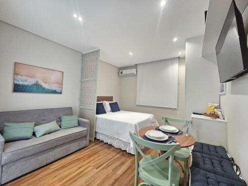 Boqueirao Apartamento | Studio on the best beach in Santos with parking included